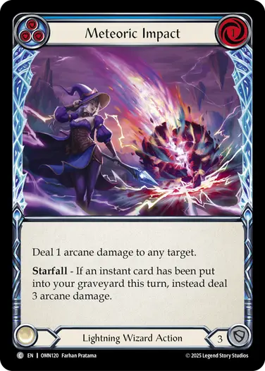 EN】《Rainbow Foil》[Lightning Wizard] Meteoric Impact/隕石の衝撃
