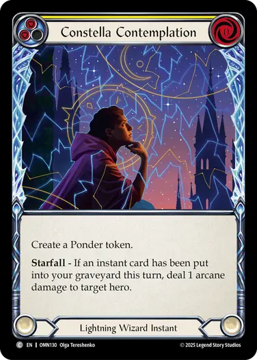 予約商品】【EN】《Rainbow Foil》[Lightning Wizard] Constella