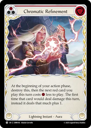 EN】《Rainbow Foil》[Lightning] Chromatic Refinement/色彩の純化