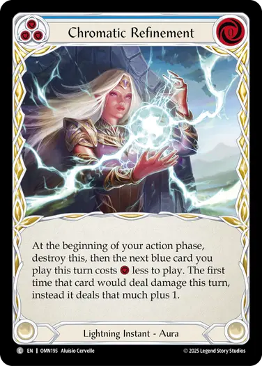 予約商品】【EN】《Rainbow Foil》[Lightning] Chromatic Refinement