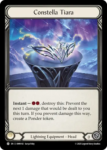 予約商品】【EN】《Cold Foil》[Lightning] Constella Tiara/星々の