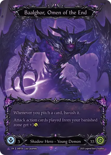 EN】《Cold Foil》[Shadow] Baalghor, Omen of the End/凶兆の終焉