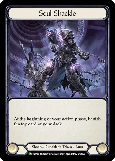 EN】《Cold Foil》[Shadow Runeblade] Soul Shackle 「P」〔FAB120