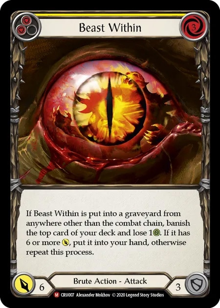 【通販限定特価】【EN】[Brute] Beast Within 「M」〔CRU-1st007〕