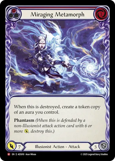 【EN】[Illusionist ] Miraging Metamorph/変幻する蜃気楼 (赤)「M」〔AZS010〕
