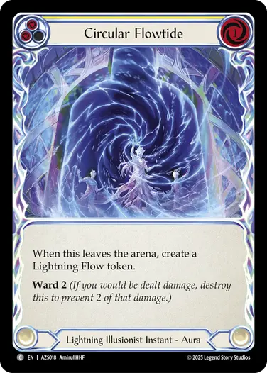 【EN】[Lightning Illusionist] Circular Flowtide/循環する雷流 (黄)「C」〔AZS018〕