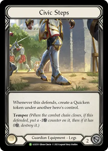 EN】《Rainbow Foil》[Guardian] Civic Steps (装備品)「P」〔LGS210