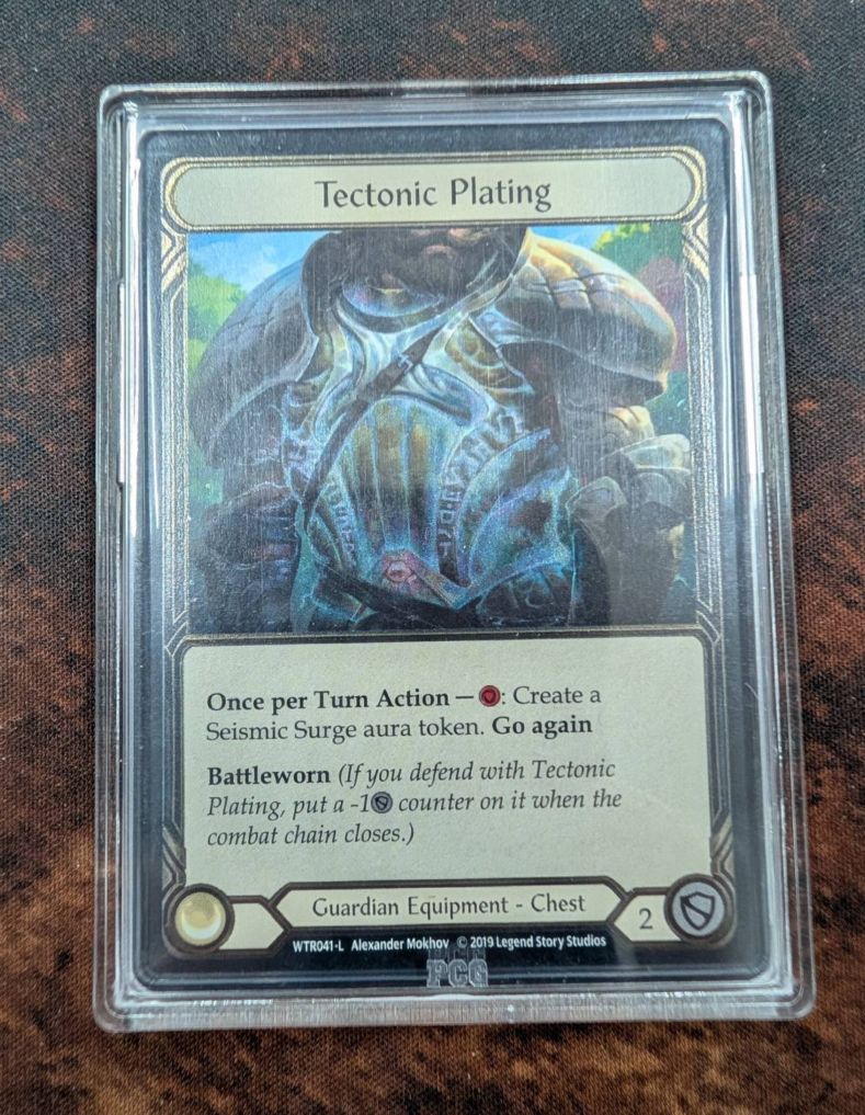 PCG9】【EN】《Cold Foil》[Guardian] Tectonic Plating/テクトニック