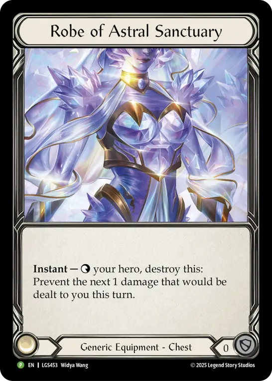 【EN】《Cold Foil》[汎用] Robe of Astral Sanctuary/星界聖域のローブ (装備品) [P]〔LGS453〕