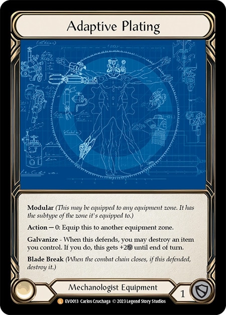 状態SP】【EN】《Cold Foil》[Mechanologist] Adaptive Plating 「L