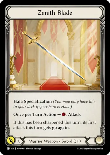 【EN】[Warrior] Zenith Blade/天頂の刃 (武器)「B」〔MPW005〕