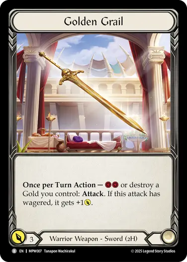 【EN】[Warrior] Golden Grail/黄金の血杯 (武器)「B」〔MPW007〕