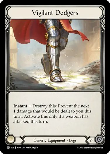 【EN】《Cold Foil》[Generic] Vigilant Dodgers/警戒する軽脚 (装備品)「C」〔MPW139〕