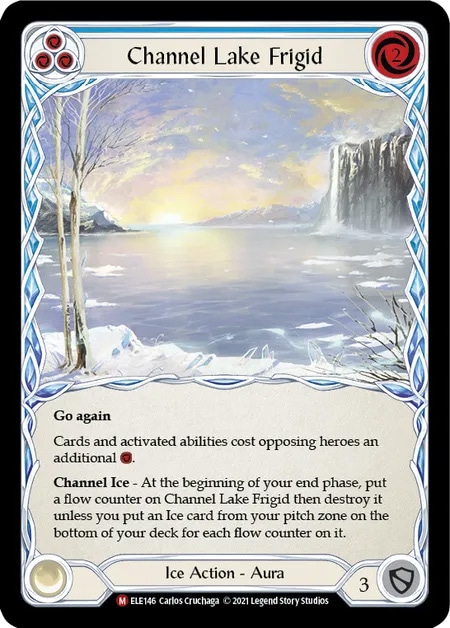 【状態SP】【EN】[Ice] Channel Lake Frigid 「M」〔ELE-1st146〕