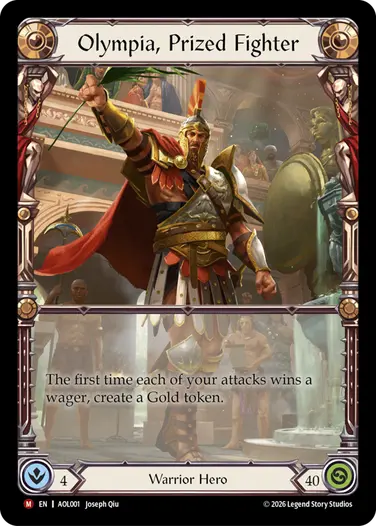 至宝の勇士、オリンピア/Olympia, Prized Fighter プレマ EN】[Warrior] Olympia, Prized Fighter/至宝の勇士、オリンピア