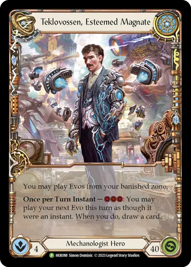 Cold Foil》【EN】[Mechanologist] Teklovossen, Esteemed Magnate 「P