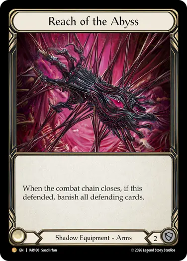 【EN】《Rainbow Foil》[Shadow] Reach of the Abyss/深淵の伸手 (装備品)「L」〔IAR160〕