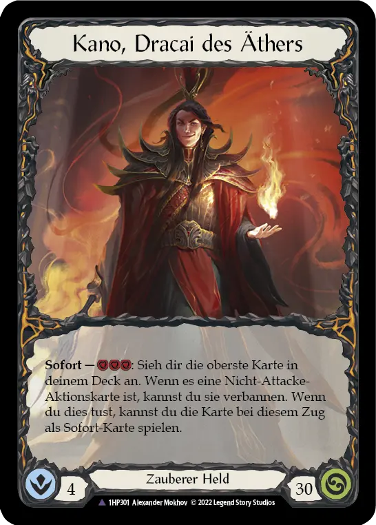 DE】《Cold Foil》[Zauberer] Kano, Dracai des Athers/エーテルの