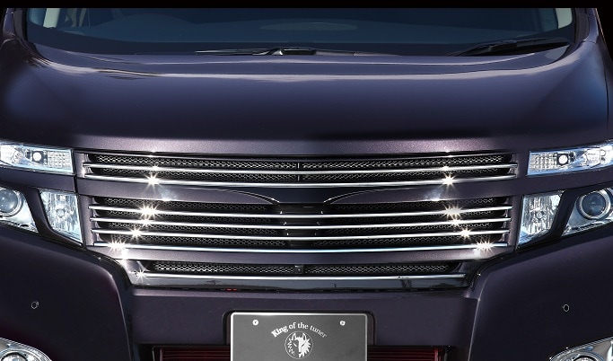 フロントグリル Face.1　ELGRAND HighWay STAR 前期　*FRP