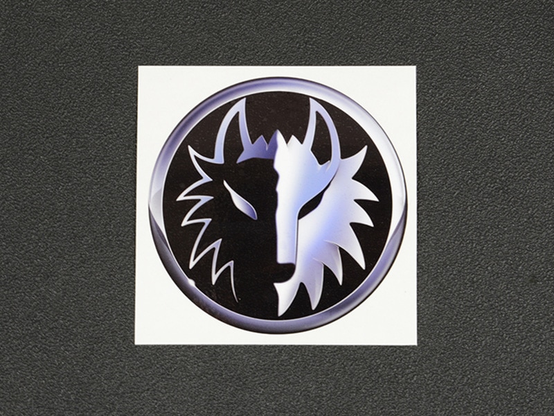 ウルフマークステッカー