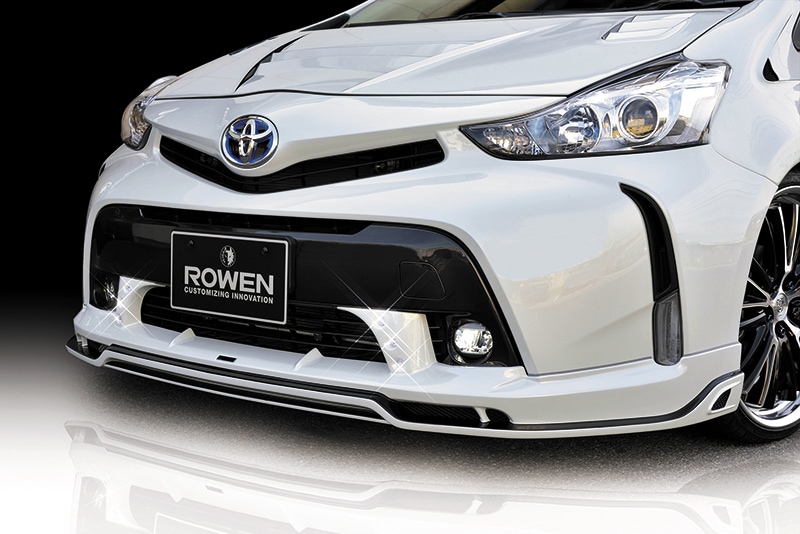 フロントスポイラー*LEDランプ付属 40PRIUS α 後期 *FRP