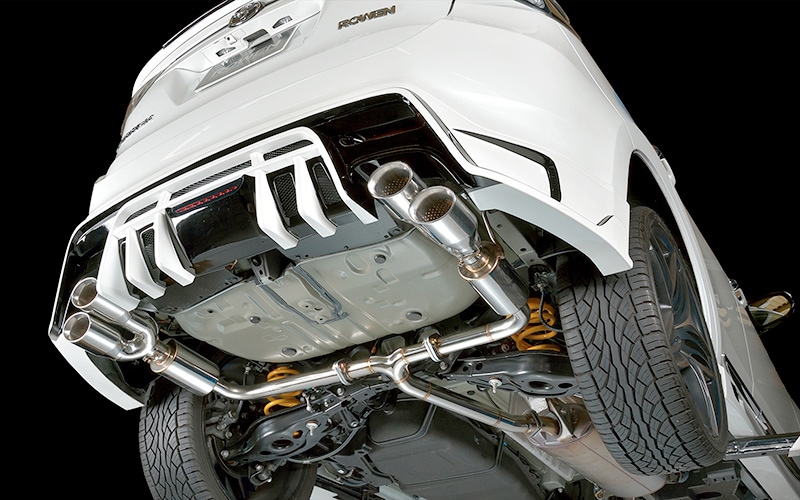 PREMIUM01S *2.0L *4本出しマフラー *ステンレス／チタン／カーボン *60 HARRIER 前期