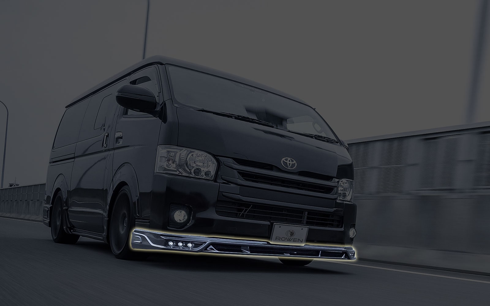 フロントスポイラー WIDE / 200HIACE 4型 *FRP