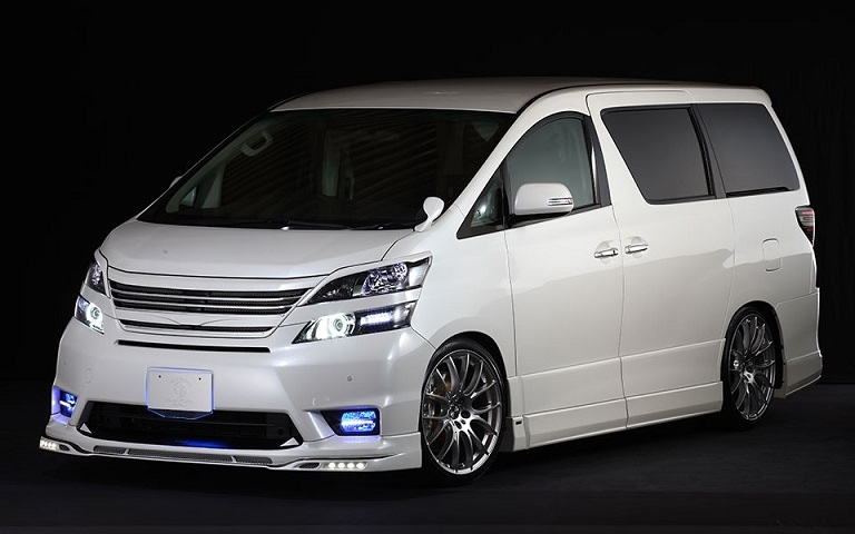 フロントスポイラー*LEDランプ *FRP 20 VELLFIRE Z-grade 前期