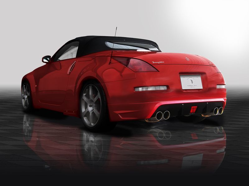 リアアンダースポイラー　FAIRLADY Z Z33　*FRP