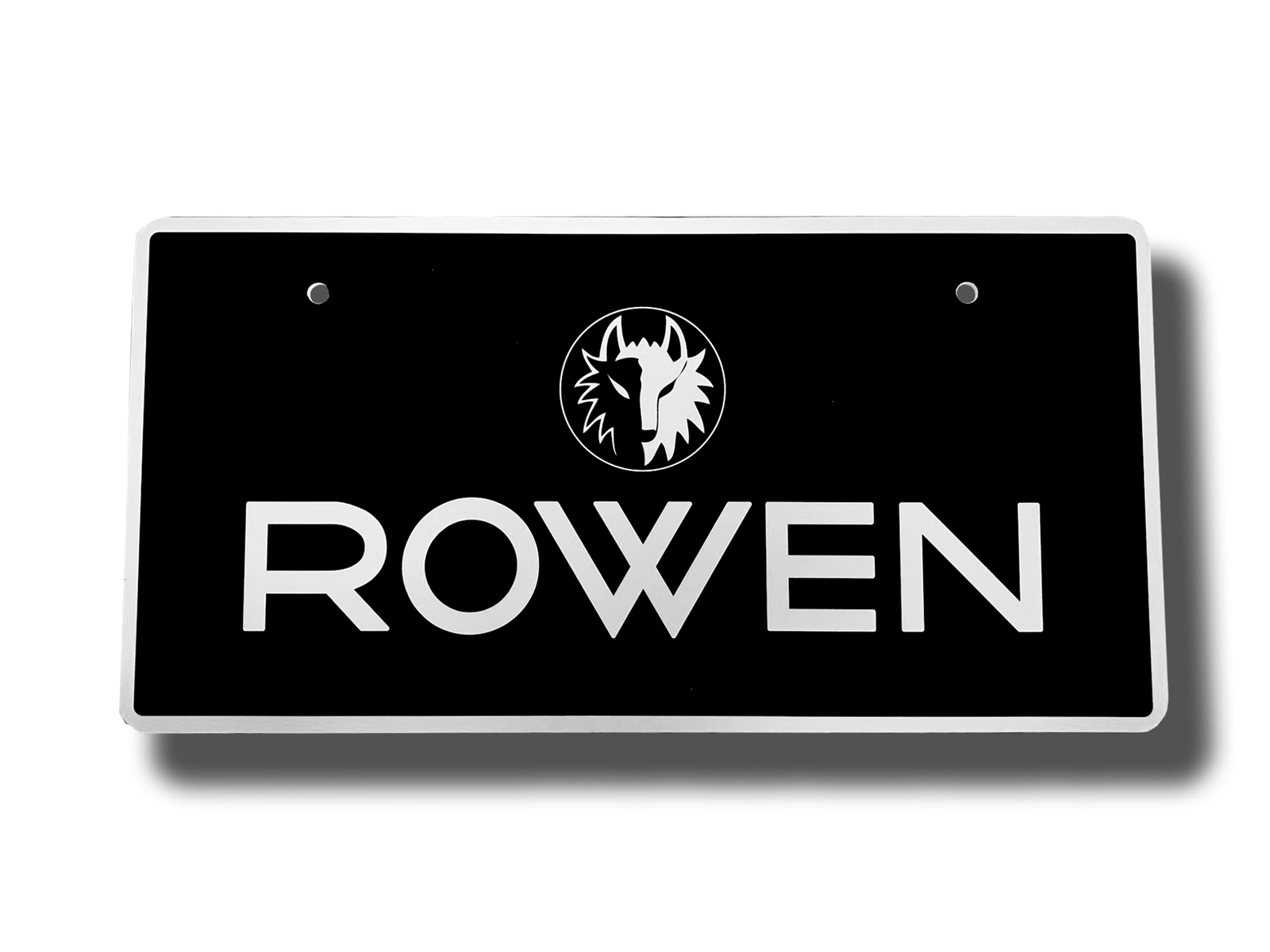 ナンバープレートセット　ROWEN ブロック体　※受注生産品