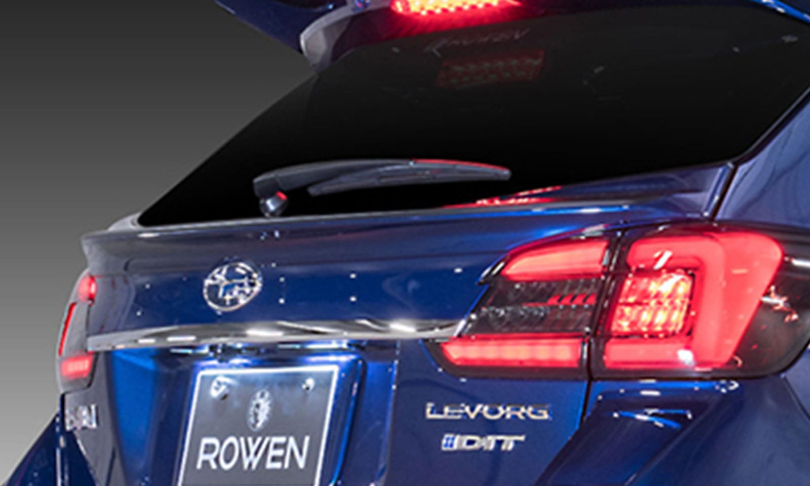 リアゲートスポイラー *LEVORG RR A-E型 *FRP