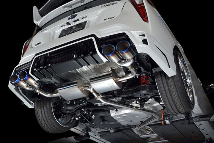 PREMIUM 01S ４本出しマフラー *チタンテール 50PRIUS後期 