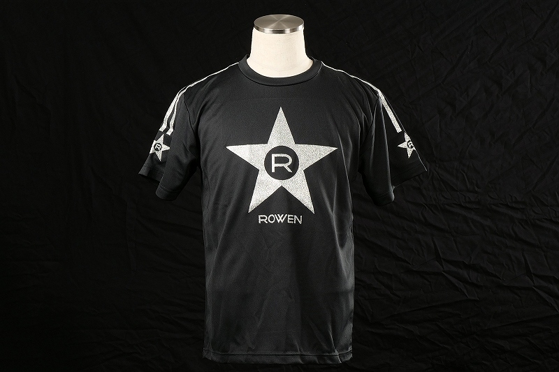 ROWEN STAR★Tシャツ　（ブラック×シルバーラメ）