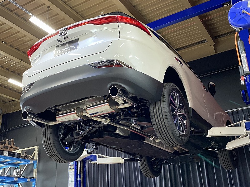 PREMIUM01S *2.0Lガソリン *2WD/4WD *左右2本出し ステンレス／チタンテール *80 HARRIER