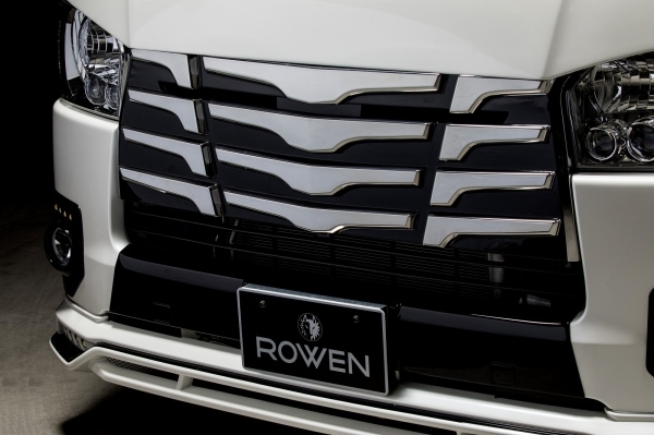 フロントグリル Face2 / 200HIACE 4～8型 *メッキ調 *ABS