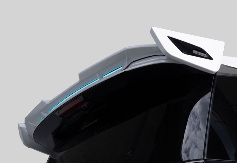 リアウイング *LEDライナー付 40ALPHARD *Dry FRP 