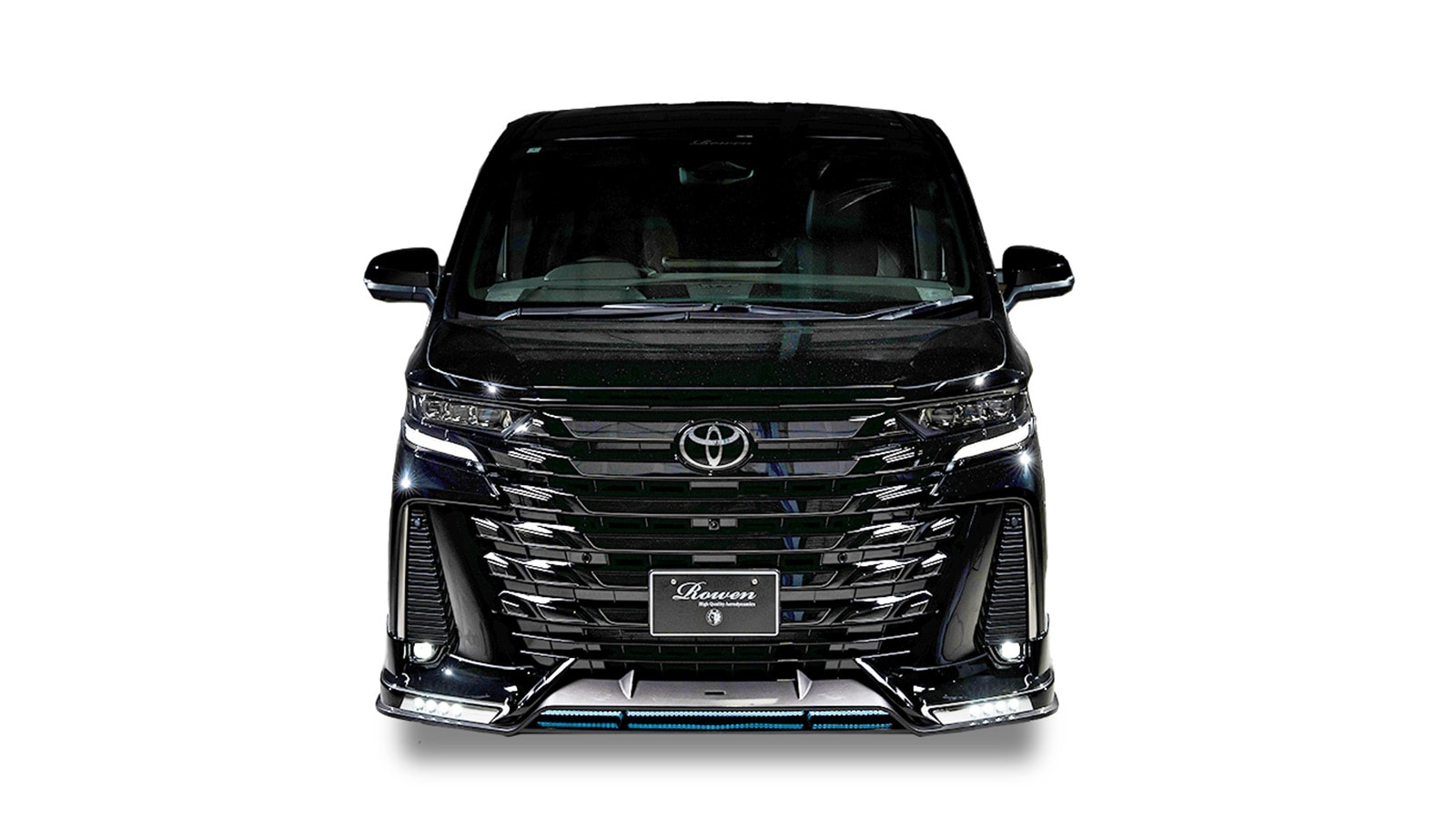フロントスポイラー*LEDスポット/メッキパーツ付属 40VELLFIRE *Dry FRP