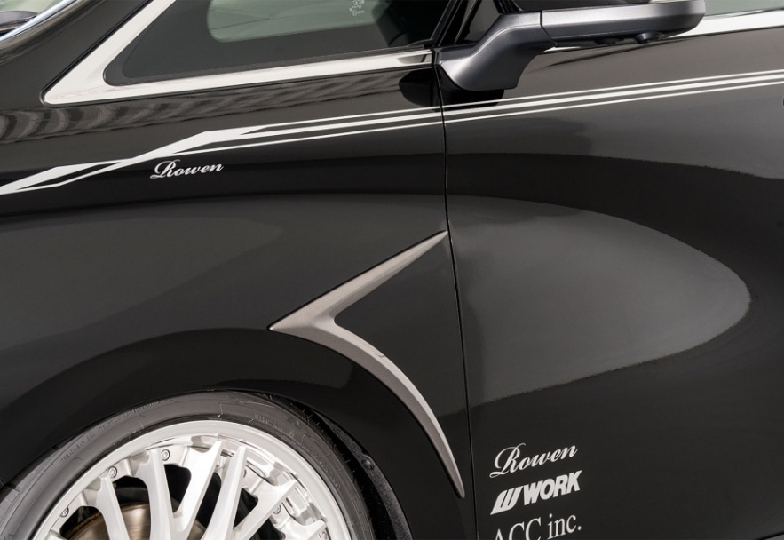 フロントフェンダーエクステンション 40VELLFIRE *FRP　