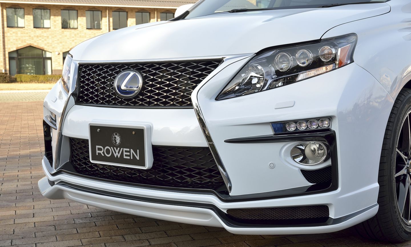 RX450ｈ 前期　フロントバンパーwith LED SPOT LAMP　塗装済【BF】