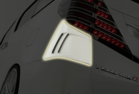 リアコーナーパネル　20 VELLFIRE Z-grade 前期/後期　*FRP