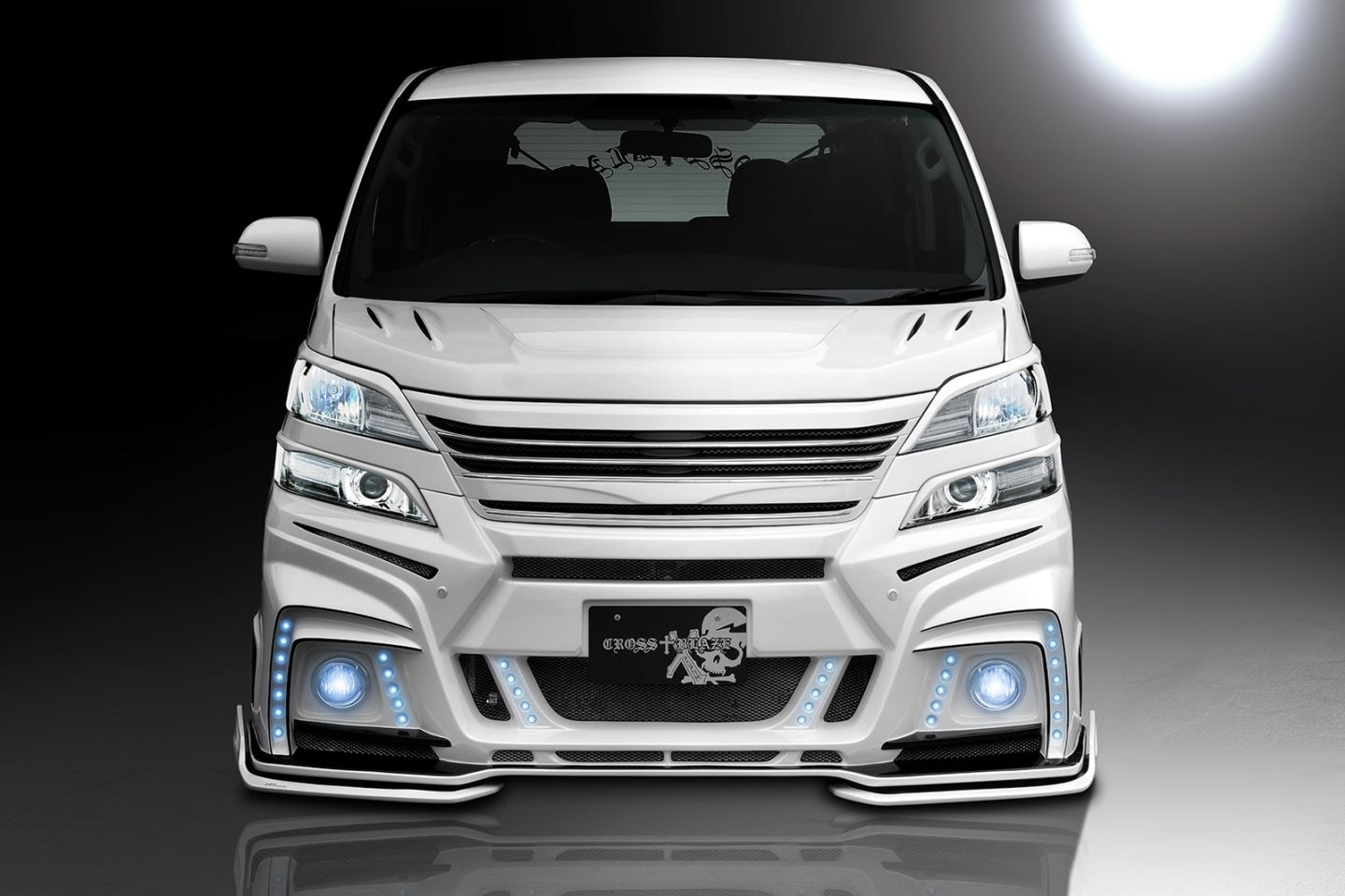 フロントバンパー*LEDランプ　Type1 20 VELLFIRE Z-grade 後期 *FRP