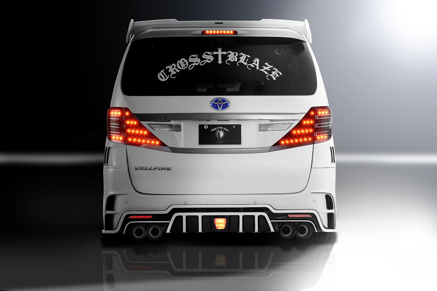 リアバンパー 20 VELLFIRE Z/ZR-grade 後期 *FRP