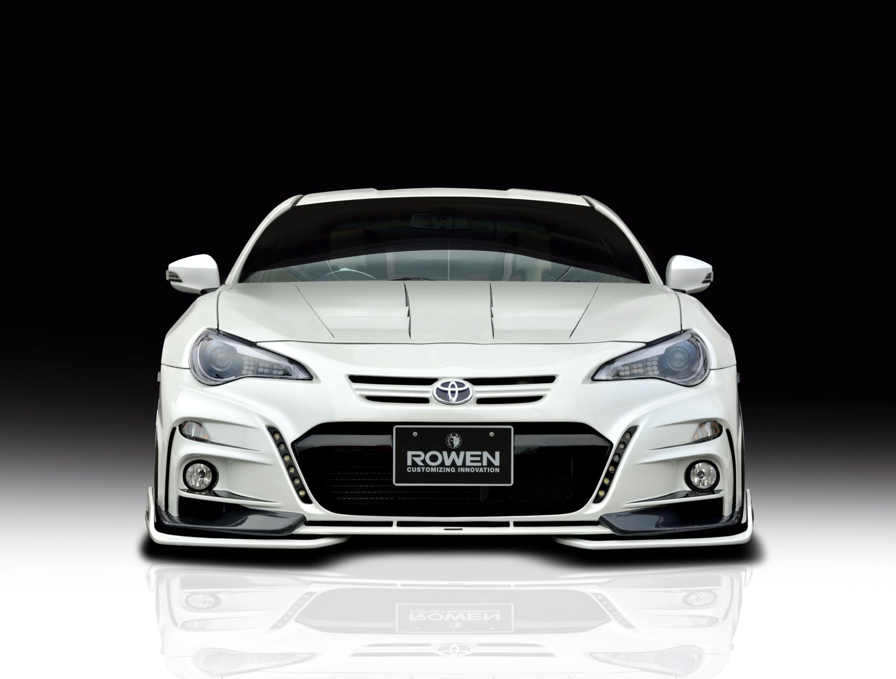 フロントバンパー*LEDランプ付属　86 STREET ZERO 前期 *FRP