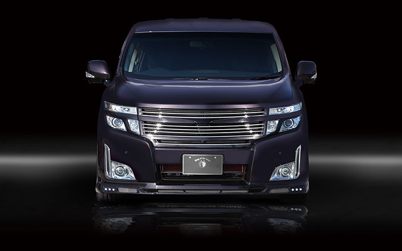 フロントスポイラー*LEDランプ付属　ELGRAND HighWay STAR 前期　*FRP