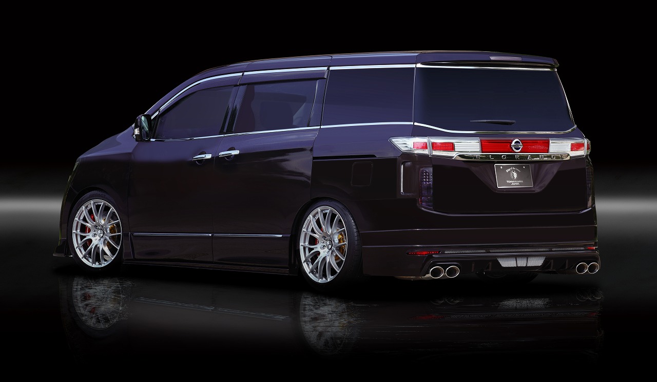 リアコーナーパネル　ELGRAND HighWay STAR 前期/後期　*FRP