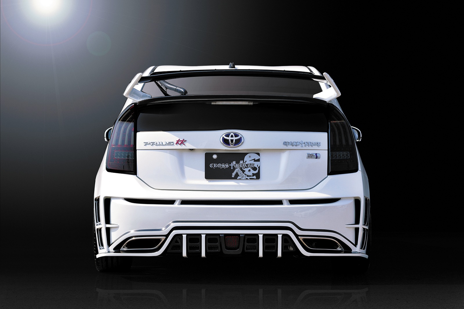 リアバンパー Ver.Ⅱ*マフラーレス仕様　30PRIUS 後期*FRP