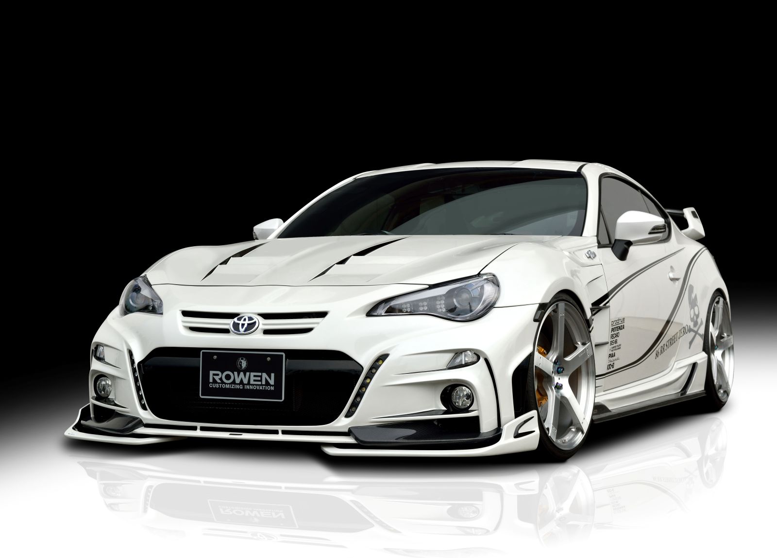 フロントバンパー*LEDランプ付属　86 STREET ZERO 前期 *FRP