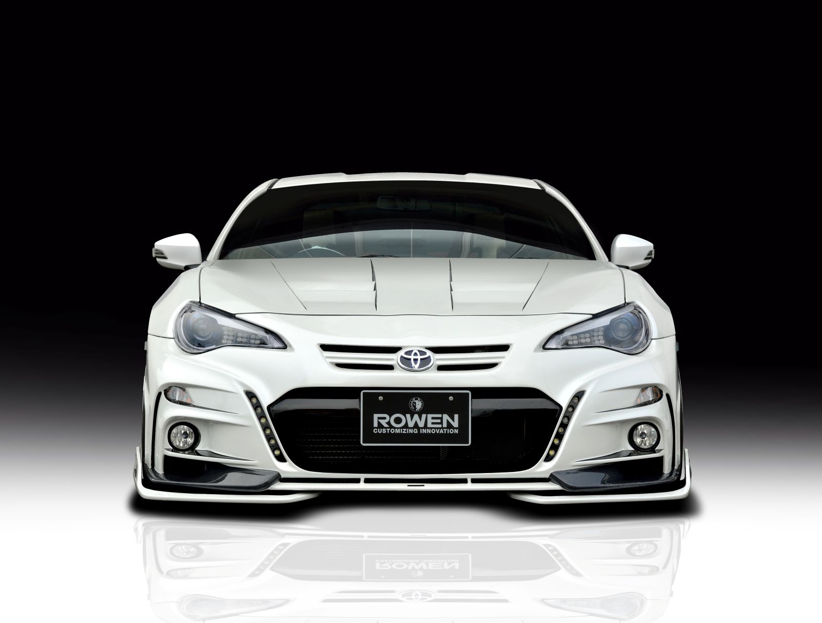 フロントバンパー*LEDランプ付属　86 STREET ZERO 前期 *FRP