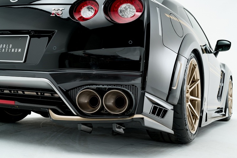 R35 GT-R 後期　リヤバンパーエクステンション　（2ピース）*FRP