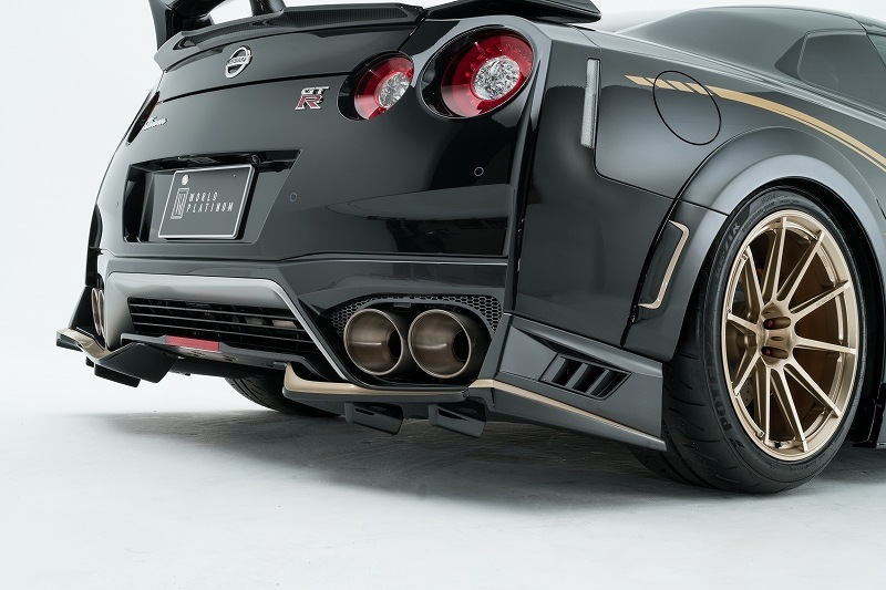 R35 GT-R 後期　リヤバンパーエクステンション　（2ピース）*FRP
